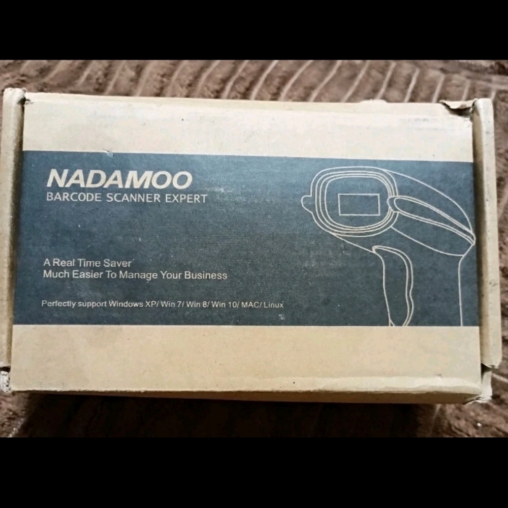 Nadamoo Wired Barcode Scanner Model:Bur3144